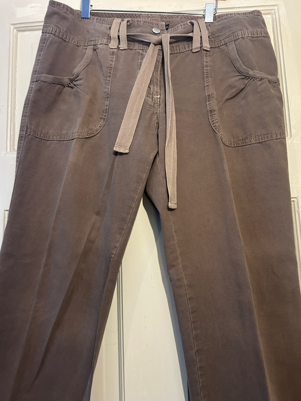 Sanctuary Women's Brown Drawstring Casual Trousers